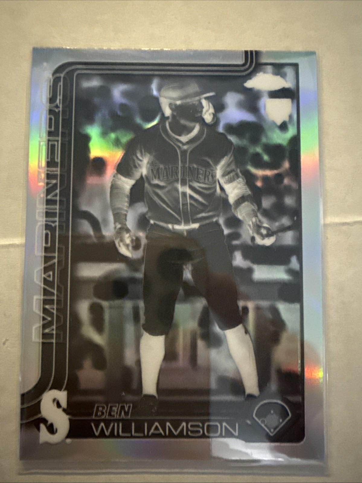2025 Topps Chrome Update Negative Refractor Ben Williamson RC #USC168