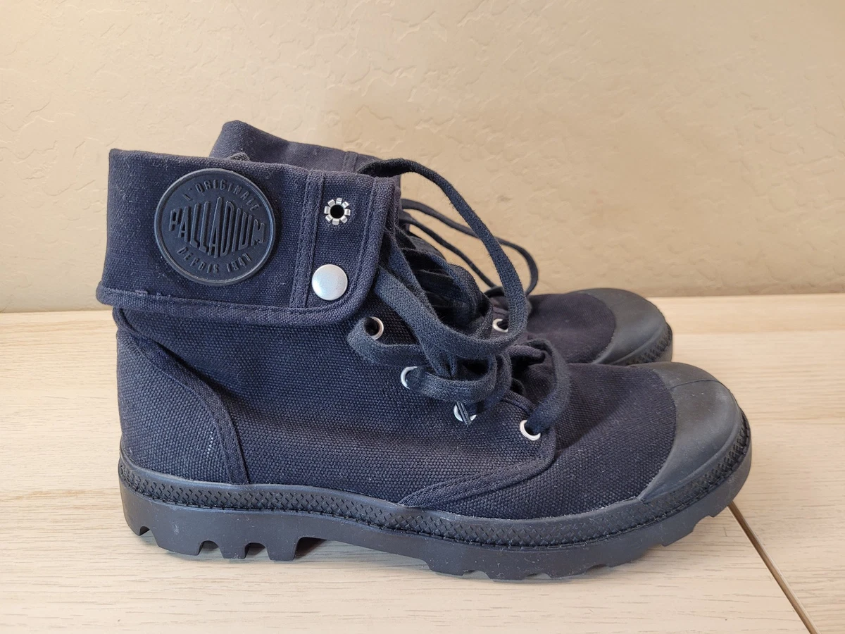 Palladium Black Solid Boots for Men for Sale | Shop New 