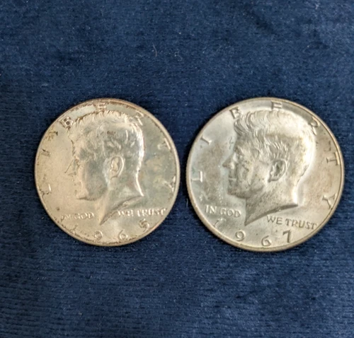 Kennedy Half Dollar Coins 1965 1967