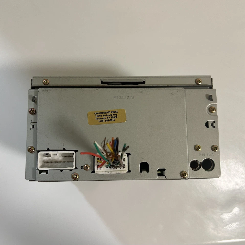 1998 Toyota Supra OEM Dash Radio Stereo CD Cassette Tape 86120-35170 - Image 4 of 4