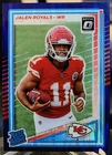2025 Donruss Optic Jalen Royals # 251 Purple Shock Prizm Rookie KC Chiefs