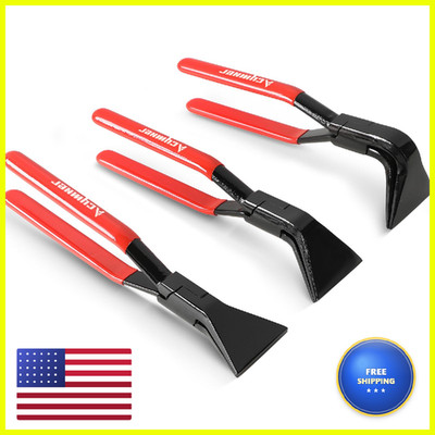 Acymner 3Pcs Sheet Metal Bending Pliers Set Seamers For Roofers Plumbers And