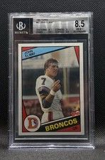 JOHN ELWAY~ 1984 Topps ROOKIE #63🔥BGS 8.5 NM/MT+