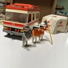 Vintage 1985 Playmobil 3456 Ambulance Set. (Incomplete)
