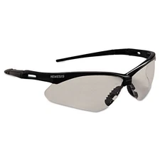 KleenGuard Nemesis Safety Glasses, Black Frame, Clear Anti-Fog Lens