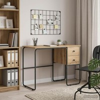 Schreibtisch Mit Stauraum Artisan-Eiche 100 X 50 X 75 Cm