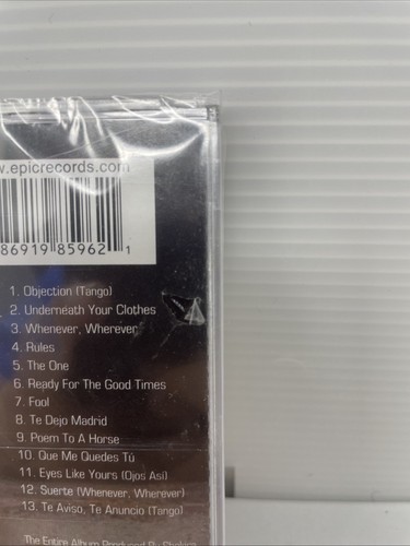 SHAKIRA - Laundry Service, CD, 2001 Latin Pop - NEW SEALED - FREE SHIP - CRACKS - Picture 5 of 5
