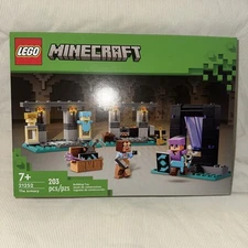 Lego 21252 Minecraft The Armory  Alex and Armorsmith 2024 Sealed Unopened NIB