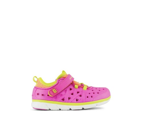 Stride Rite Made 2 Play Phibian Pink Rubber Water Sneakers Toddler Size 6