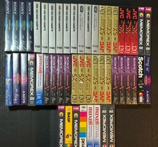 Lot of (50) Blank Sealed VHS Varios Brands Tapes Tozai Sony JVC Memorex Maxwell