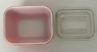 Vintage PYREX Red Refrigerator Glass Dish with Lid — photo 3