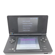 Nintendo DSi TWL-001 Black Handheld Gaming System Console No Stylus