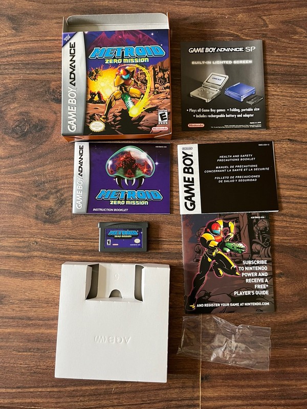 Metroid Zero Mission Complete In Box CIB Authentic Nintendo Game Boy Advance US