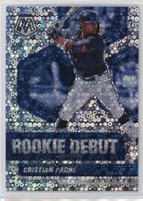 2021 Panini Mosaic Rookie Debut Quick Pitch Prizm Cristian Pache #RD2 2t9