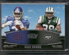 2011 Topps Prime #DC-JP Jerrel Jernigan / Bilal Powell Dual Combo
