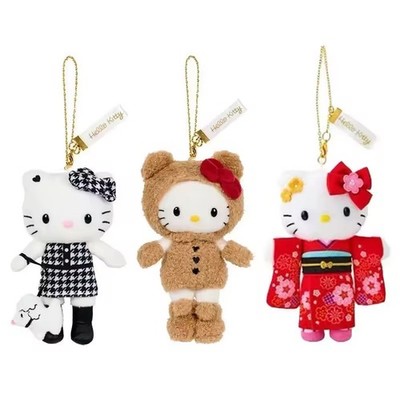 Sanrio Hello Kitty 50th Anniversary Exhibition Series y2k Kawaii Long Legs Dolls