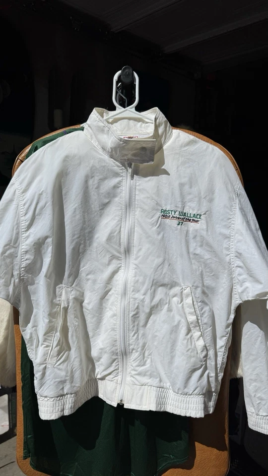 Chaqueta de Carreras Rusty Wallace Kodiak NASCAR 1988 “Conductor del Año” #27 Talla L  Foto 2 de 4