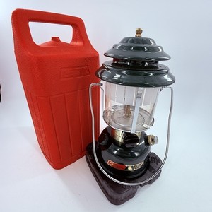 Vintage Coleman Model 288 CL2 Adjustable Dual Fuel Lantern w/ Red Case 1984 USA