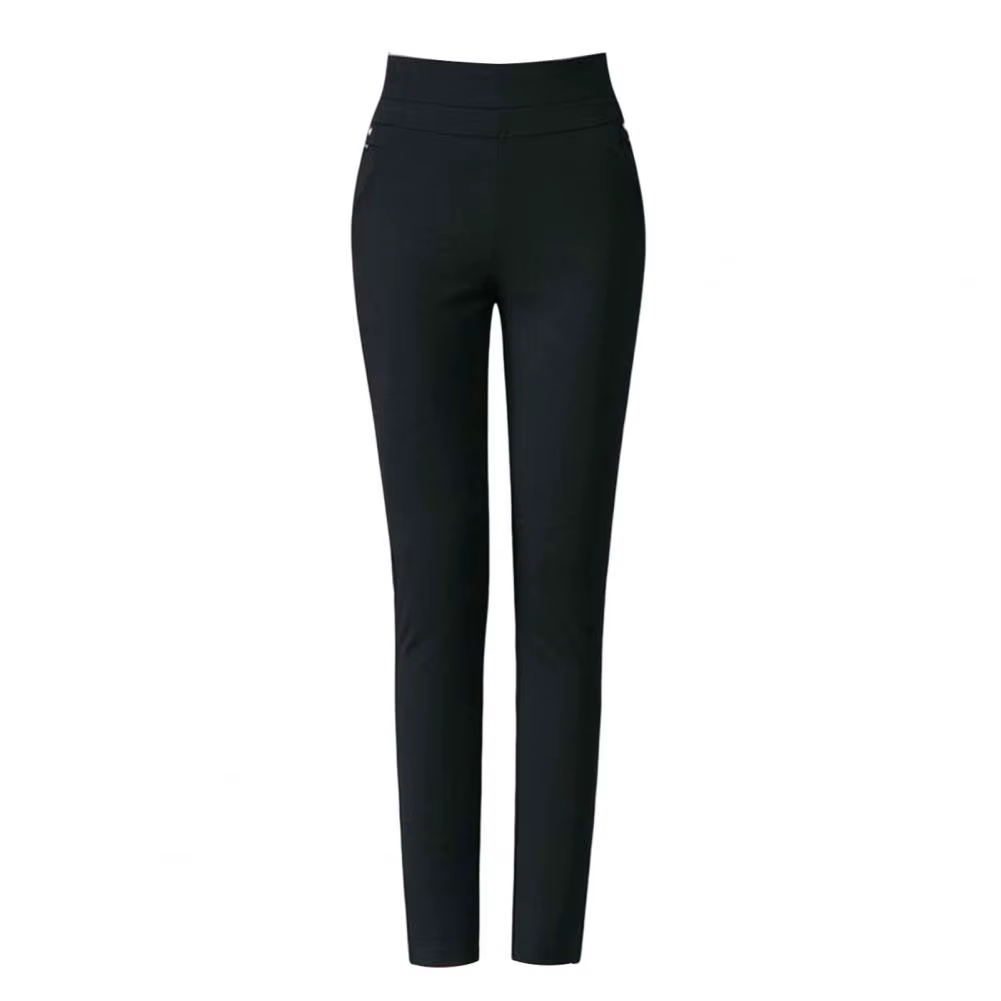 Womens Winter Plush Lined Thick Trouser Pants - Dressy Leggings