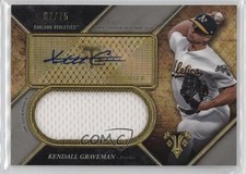 2017 Triple Threads Unity Jumbo Relics Silver 67/75 Kendall Graveman Auto 0nr3