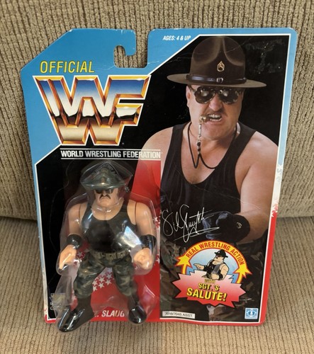 1991 WWF Hasbro Series 3 Sgt. Slaughter action fig...