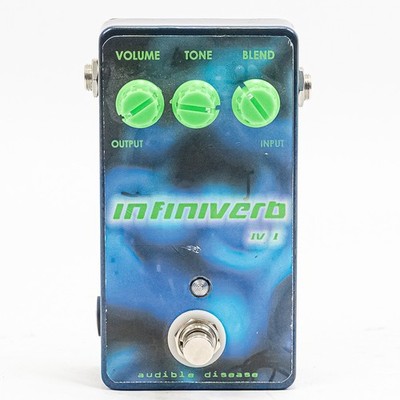 Audible Disease Infinite Verb IV-1 Reverb Pedal   For Parts / Repair