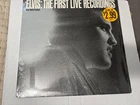 elvis presley lp elvis the first live recordings pb-3601 sealed music works