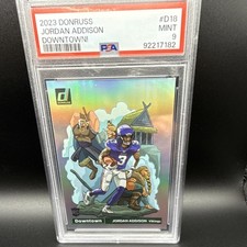 2023 Donruss Jordan Addison DOWNTOWN PSA 9 MINT SSP
