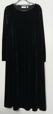 Belle by Kim Gravel Dress Women's Size L Bellevet Long Sleeve Black Side Slit