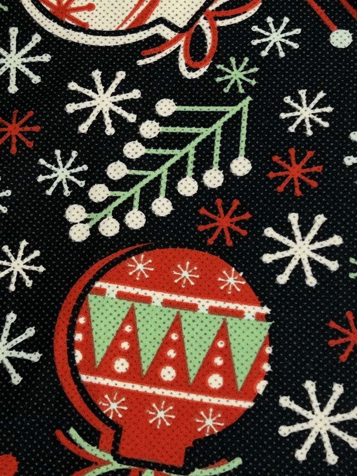 LuLaRoe Leggings OS Talla Única Navidad Vacaciones Adorno ÁRBOL Copo de Nieve Muérdago Foto 2 de 4