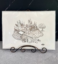 MinaLima Harry Potter Magic At Home Hogwarts School Art Print NEW COA London