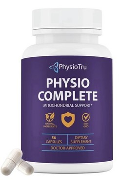 PhysioTru Physio Complete Mitochondrial Support Antioxidant Energy Support 56cap