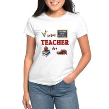 CafePress Teachers Do It With Class Women's T Shirt Women's T-Shirt 199732702 