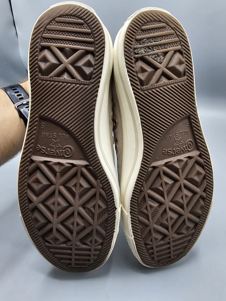 Converse Chuck Taylor All Star Gamuza Metálico Dorado Lunares Para Mujer Talla 7 Foto 4 de 4