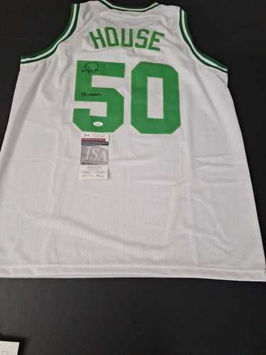 Eddie House "2008 NBA Champs" signiertes Boston Celtics WEISS Trikot (JSA COA)