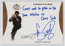 2015 Leaf Trinity Inscription Auto Bronze Carson Fulmer #A-CF1 Auto 1bi0