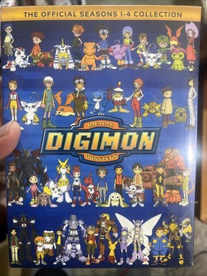 DIGIMON DIGITAL MONSTERS the Official Seasons 1-4 Collection DVD New