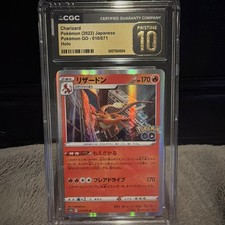 Imagen de CGC Pristine 10 Charizard Pokemon 2022 Pokemon GO Holo #010/071 JPN TCG