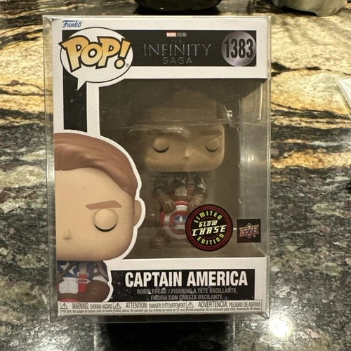 Funko Pop! Marvel - Captain America #1383 Upper Deck Glow Chase Limited Edition