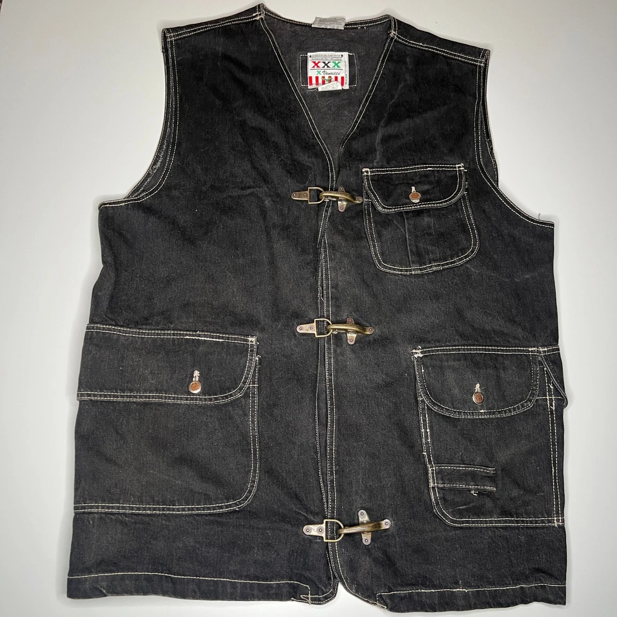 Denim Military Jacket Vests for Men for Sale | Shop New & Used | eBay
