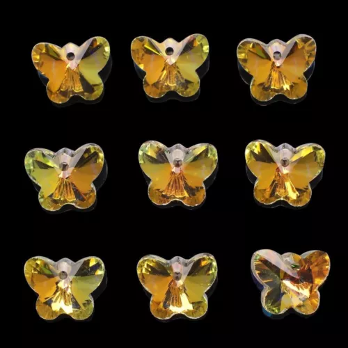 Multi Shape Crystal Charms - AB Color Glass Beads Jewelry Making Pendants 20Pcs - Picture 38 of 65