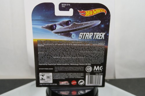 2013 HOT WHEELS RETRO ENTERTAINMENT STAR TREK USS ENTERPRISE NCC-1701 ! NICE! - Picture 11 of 14