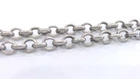 Silver Rolo Chain 1 Meter - 3.3 Feet (5 mm) Antique Silver Plated Rolo Chain