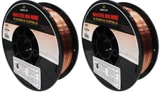 ER70S-6 0.035 in. Dia 10 lbs. Copper Coated Solid Wire (2 Rolls)