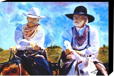 Lonesome Dove Leaving Wrapped Canvas Print 20 x 30 Robert Duval
