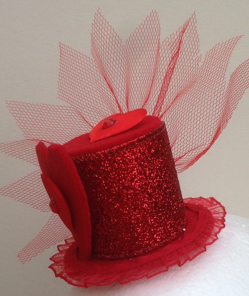 Red Heart mini top hat also suitable for Doll or Bear eBay
