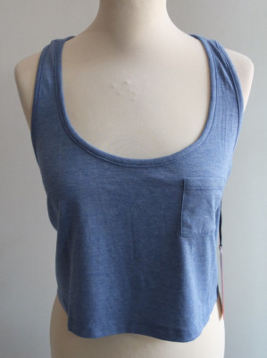 YOGALICIOUS Top XL Stretch Blau Top kurz NEU