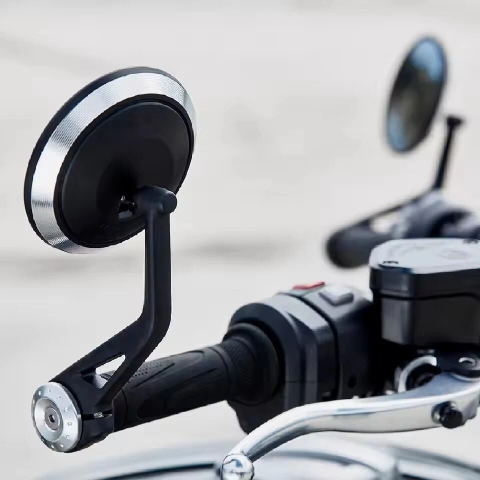 For Triumph Rocket 3 Motorcycle Handlebar Mirror Rear Foto 3 de 4