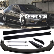 For Honda Accord Sedan Side Skirts Rear & Front Bumper Lip Splitter Spoiler Rods
