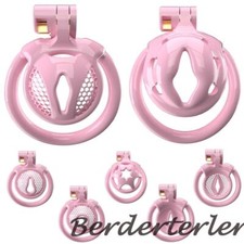 Male Cobra Chastity Cage Device 7 Types Men Resin Mamba Cage Lock Belt 5 Rings